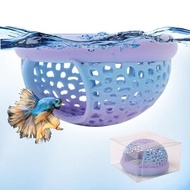 Floating Betta Fish Tank Accessories,Shrimp Hide,Aquarium Floating Betta Fish Cave & Hammock,Feedin