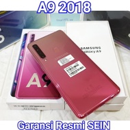 HP Samsung Galaxy A9 2018 64gb 128gb 2nd Second Resmi SEIN Fullset OEM