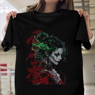 Anime Streetwear Joker Harley Quinn Geisha Dominate Print Unisex Cotton Tshirt
