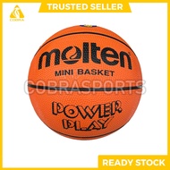 MOLTEN LB5R Basketball Rubber Power Play Size 5 with MSSM Logo Bola Keranjang