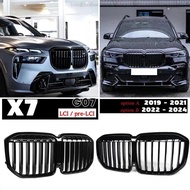 Gloss Black Front Bumper Grille for BMW 2019 - 2024 Pre-LCI LCI G07 X7 xDrive40i xDrive50i M50i M60i