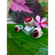 Cincin  Batu  merah  Delima  Asli