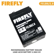 ✤Rechargeable Battery FIREFLY FELB6/2.8 Sealed Lead Acid Battery 2.8Ah 6V Maintenance Free