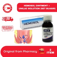 HEMOSOL OINTMENT + UNILAC (HEMORRHOIDS TREATMENT)