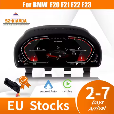 2025 latest 12.3" LCD Dashboard Panel Virtual CockPit Speedometer for BMW Series 1 2 F20 F21 F22 F23