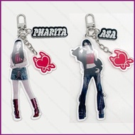 HT BABYMONSTER AHYEON Acrylic Keychain Pendant Hello Monsters Concert Stars Bags Accessories HT