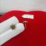 INTEN88GW30GW ANTING GIWANG EMAS PERMATA INTAN BERLIAN DIAMOND GRANAT