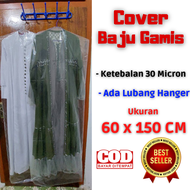 Plastik Gantungan Baju Gaun Pakaian Gamis Panjang / Plastik Baju Gantung Anti Debu/Plastik Pelindung