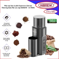 Handheld Espresso coffee bean grinder, battery powered. Premium American brand HiBREW - G5 MINI