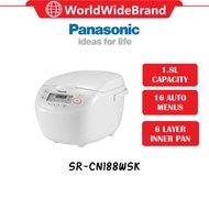 Panasonic 1.8L Microcomputer Jar Rice Cooker | SR-CN188WSK (Food Steamer Bread Maker Multi Cooker Pe