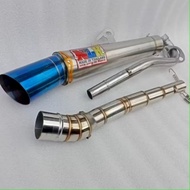 Exhaust Muffler pipe Exhaust NLK racing Modenas GT128 CT100 CT110 CT115 Sym Bonus 100 Lagenda 110 11