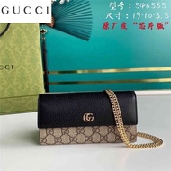 LV_ Bags Gucci_ Bag 546585 17WAG 1283 Chain Wallet Women Handbags Shoulder Totes Eve C877