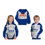 F1 VISA CASH APP RED BULL 2026 Children's Zipper Hoodie Jacket Formula 1 Racing Custom Full Print