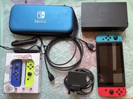 Nintendo Switch 1主機連Joy Con手掣底座電線配件 (NS任天堂Switch二手機|Xenoblade 1異度神劍、Octopath Traveller歧路旅人）