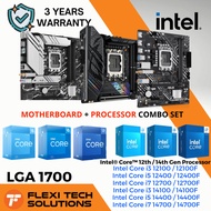 Flexi tech INTEL CORE 12th/14th GEN  i3 i5 i7  PROCESSOR + ASUS/MSI MAINBOARD - COMBO SET
