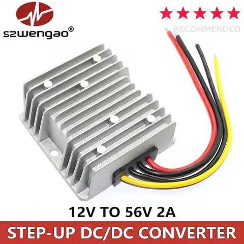 Szwengao Step Up 12V DC to 56V DC 2A Boost Converter Power Convertor Voltage Booster Power Supply fo