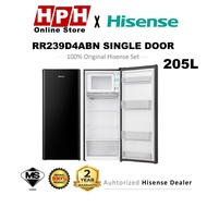 (Nur.Seda) Hisense (110L/170L/205L) Single Door Refrigerator RR120D4ABN1/ RR197D4AGN1 / RR198D4ABM1 