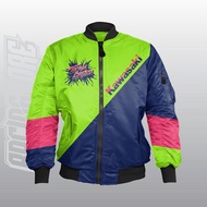 KAWASAKI BOMBER JACKET RETRO VINTAGE NINJA UNISEX JACKET