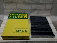 กรองแอร์ ชาโคล  Volvo S60  II  (2010 - 2019)  ทุกรุ่น    Cabin Air filter Mann CUK2733 / CUK 2733