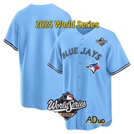 Pink and Blue Baseball Jersey of the Toronto Blue Jays for the 2025 World Series
