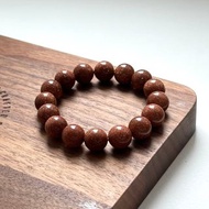 【印度傳說許願石】金砂石純珠手鏈 機遇 避邪 安神定驚 聚財