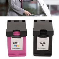 ilike 2pcs Ink Cartridges 62XL Colored Black Print Replacement for HP OfficeJet 200 258 5540 5542 56
