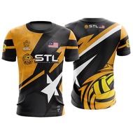 [Shop Malaysia] STL Sepak Takraw League KL Thunders Kuala Lumpur Full Sublimation Jersey