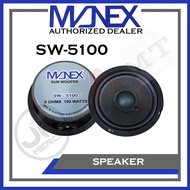 Manex SW-5100 5 inches 100 watts Subwoofer Speaker 8 ohms