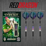 Red Dragon Darts Peter Wright Corra 90% Tungsten Steel Tip Darts - 22g/23g/24g
