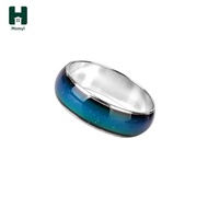 [Homyl] Novelty Mood Ring Change  Temperature Finger Ring, Wedding Ring Band for Women Men Gifts