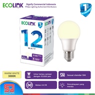 ECOLINK 12W LED 12Watt Bulb 12 Watt Bulb - 3000K Warm White Warm Yellow