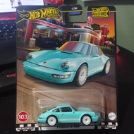 Hot Wheels Premium Porsche 964 (Powder Blue) Boulevard Series DIECAST