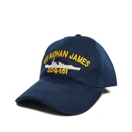 USS Nathan James US Embroidered Hat Navy Seal Warship Snapback 5 Panel Baseball Cap Bucket Hat Five 