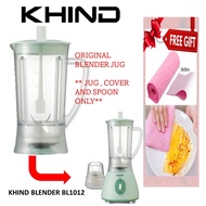 Mixers ( FOC FREEGIFT ) ORIGINAL JUG & SPOON & COVER ONLY Khind Blender for BL1012