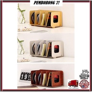 Wooden Desktop Bookshelf DIY Book Stand Folders Files Rack 简约时尚书架