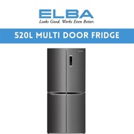 [CLEARANCE] ELBA Fridge 520L Multi Door Fridge 4 Door Refrigerator / Fridge Peti Sejuk 4 Pintu [EMR-