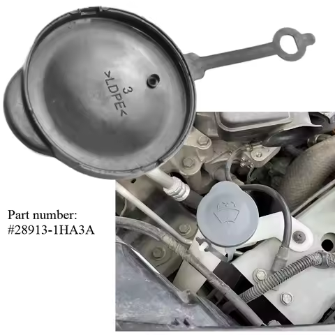 Plastic 28913-1HA3A Car Windshield Wiper Washer Fluid Reservoir Tank Cap Bottle Lid Cover for Nissan