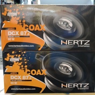 hertz dcx 87.3 coaxial 3 inch for Alphard vellfire