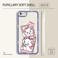 For iPhone 7 Plus 8 Plus SE 2020 SE 2022 6 Plus 6s Plus Cute Marie Cat Phone Casing Full Cameras Cover Soft Silicone TPU Protective Shockproof Phone Case