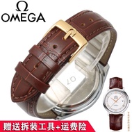 2024☎☋☂ CAI-时尚27 for-/Omega watch strap men's original genuine leather casual mechanical watch chain suitable for Haima Speedmaster Die Fei series belt