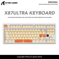ATTACK SHARK X87 ULTRA 8K Wireless Mechanical Keyboard 87 Keys TKL RGB Gasket