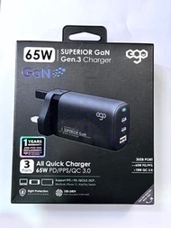 門市現貨‼️🤍🫶🏻 ego 65W Superior GaN 3USB 超極細體積充電器 PD3.0/ PPS/QC4+/QC3.0/VOOC/SCP/AFC