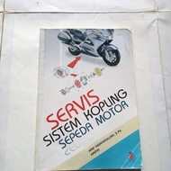 servis sistem kopling sepeda motor, buku teknik mesin bekas lawas 2011