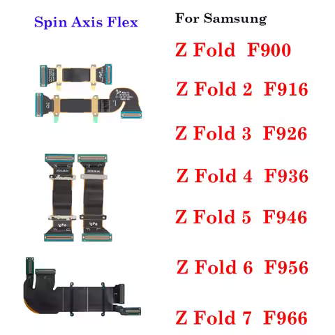 Spin Axis Flex Cable Hinge LCD Display Main Board Shaft Ribbon For SamSung Z Fold 4 5 6 7 3 2 F966 F