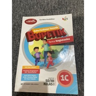 Bupetik book on thematic value of elementary school grade 1C