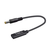 0.15M/0.49FT DC 5.5*2.5 plug Notebook PD Portable Fast Charging Adapter Line,type-C female jack to 5