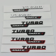 Mercedes Benz AMG Turbo 4matic Biturbo 4matic Fender Side Seam Label Car Logo Body Sign Sticker yWI5