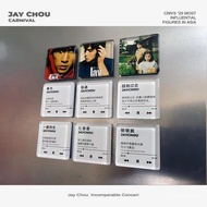 YQ31 jayPeripheral Jay Chou Album Cover Ornament Soft Magnetic Crystal Glass Magnetic Sticker3dStereo Refrigerator Magne