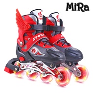 Giày Patin 8 Bánh Phát Sáng cho Trẻ Em và Thiếu Niên thuộc bộ sp Ván trượt siêu anh hùng Xe scooter 