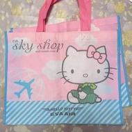 長榮航空EVA❤️Hello Kitty機上不織布限定購物袋環保袋超可愛已絕版！